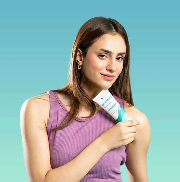 Dermive Moisturizing Face Wash 100ml – For Sensitive, Normal to Dry Skin